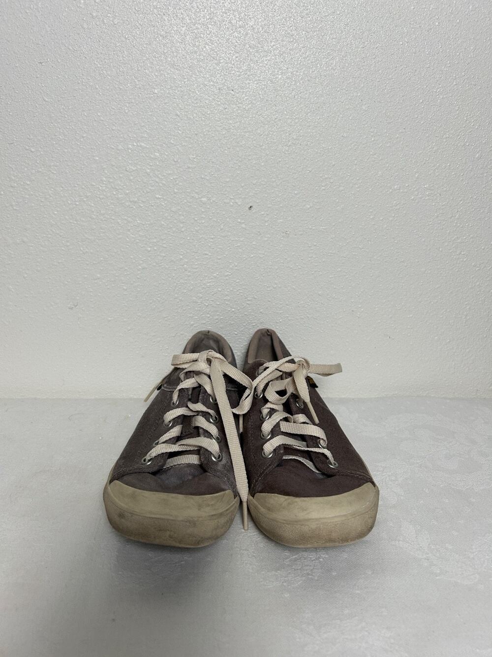 Womens Teva FreeWheel Sneaker Brown Canvas Causal Size 9